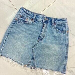 American Eagle Outfitters Sky Blue Pencil Skirt